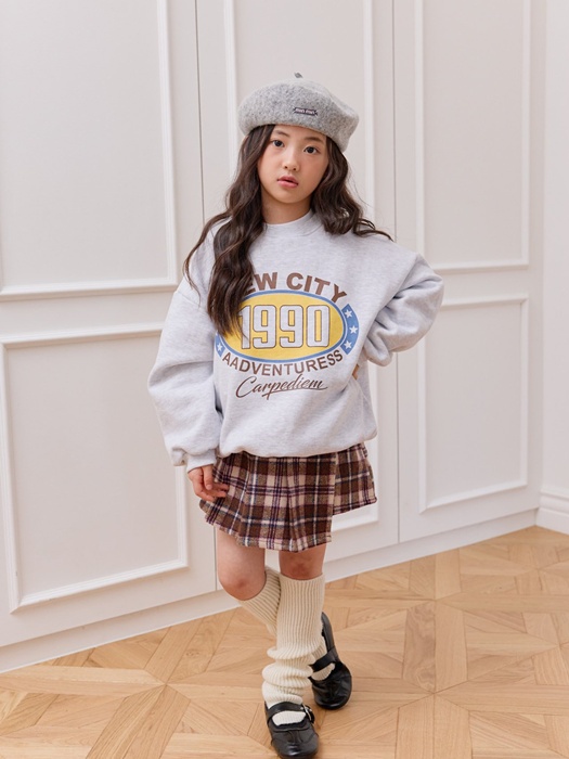 Velour Woolen Check Shorts by Dore Dore for Child - catalog view