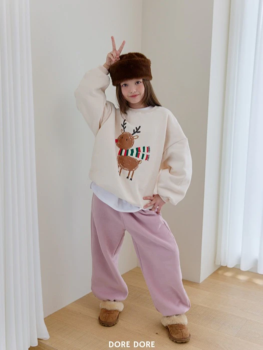 Double Fleece Jogger Pants Double Fleece Jogger Pants by Dore Dore for Child - catalog view