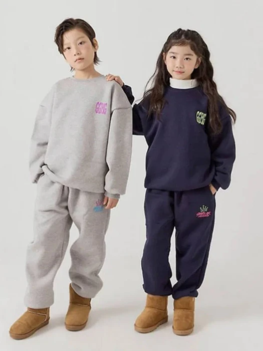 GM Top & Bottom Set (Fleeced) by Ggomenge for Child - catalog view