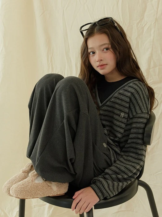 Cozy V-Neck Layered Sweatshirt Cozy V-Neck Layered Sweatshirt by Sm2 for Child - catalog view