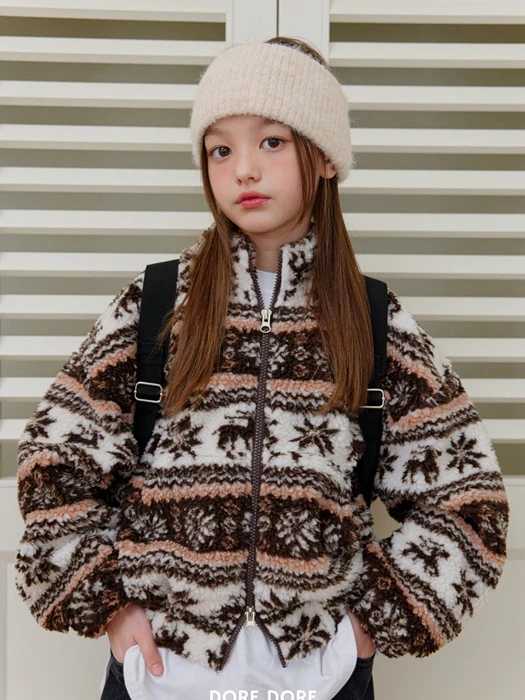 Bobbly Zip-up Bobbly Zip-up by Dore Dore for Child - catalog view