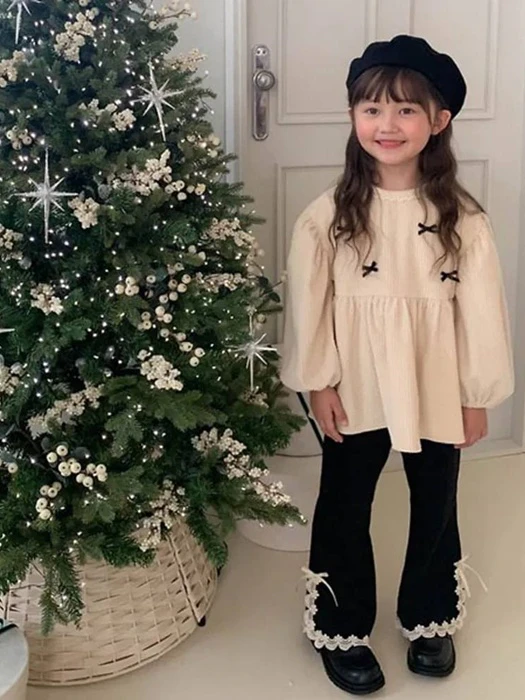 Benny Lace Flare Pants Benny Lace Flare Pants by Petit & Petit for Child - catalog view