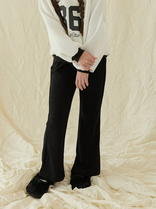 Thick Ribbed Slit Bootcut Pants Thick Ribbed Slit Bootcut Pants by Sm2 for Child - catalog view