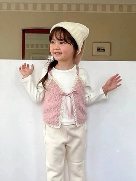 Vanilla Bustier Tee by Petit & Petit for Child - catalog view