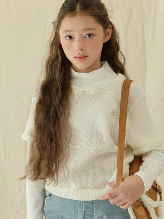 Roll-Up Mock Neck Layered Knit Roll-Up Mock Neck Layered Knit by Sm2 for Child - catalog view