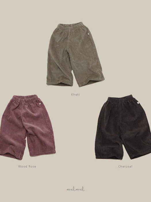 Corduroy Wide Pants by Melmel for Baby - catalog view