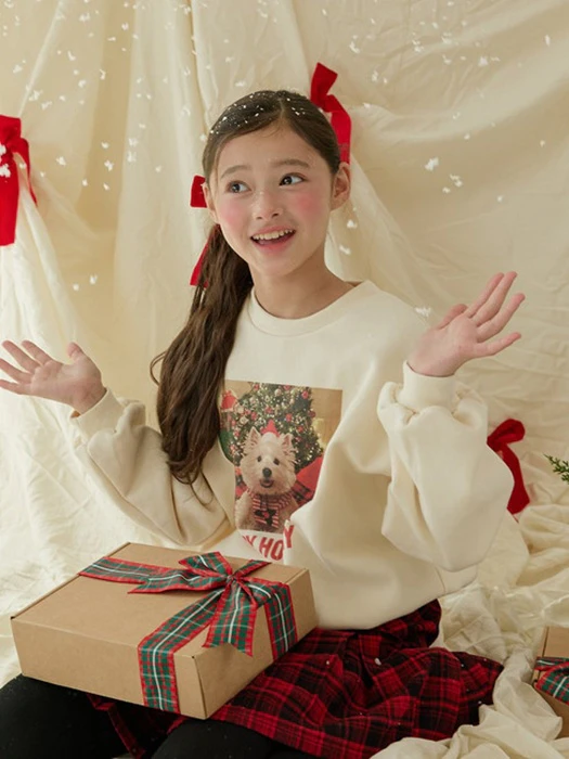 Holiday Puffy Fleeced Sweatshirt Holiday Puffy Fleeced Sweatshirt by Sm2 for Child - catalog view