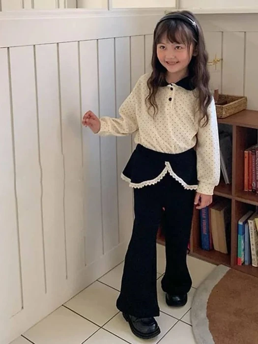 Moss Skirt Flare Pants Moss Skirt Flare Pants by Petit & Petit for Child - catalog view