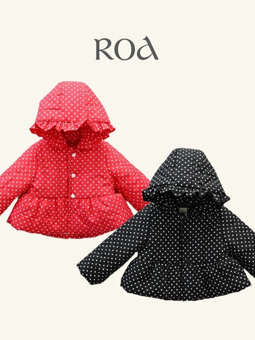 Dot Hooded Padding Dot Hooded Padding by Roa for Baby - catalog view