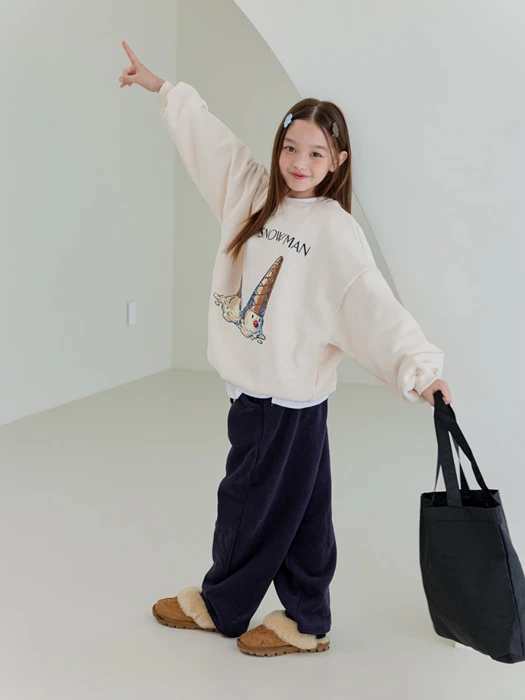 Double Fleece Slit Pocket Pants by Dore Dore for Child - catalog view