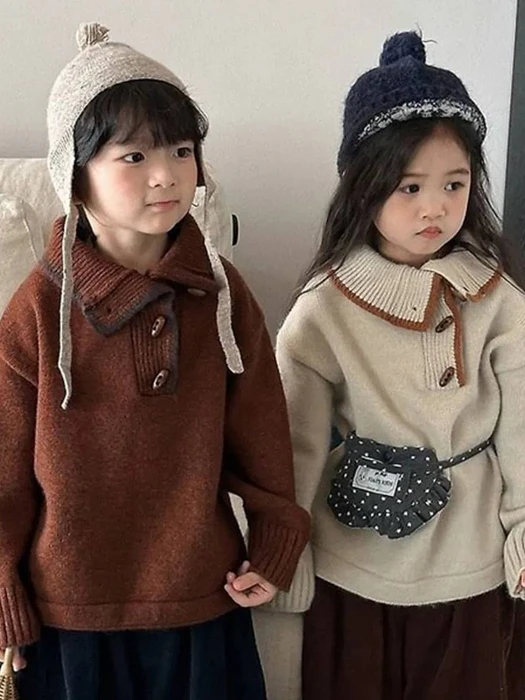 Big Collar Knit Big Collar Knit by Little Rabbit for Child - catalog view
