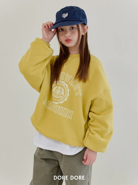 Double Fleece Triangle Sweatshirt Double Fleece Triangle Sweatshirt by Dore Dore for Child - catalog view