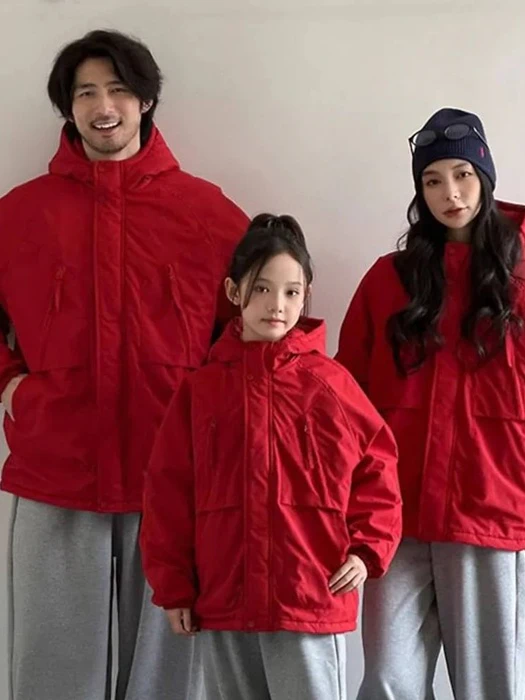 Vivid Padded Jacket (Mom M~Daddy 2XL) Vivid Padded Jacket (Mom M~Daddy 2XL) by Little Rabbit for Mom + child - catalog view