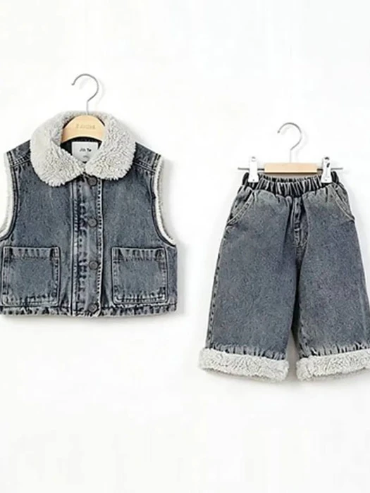 Tumble Denim Set by Little Rabbit for Child - catalog view
