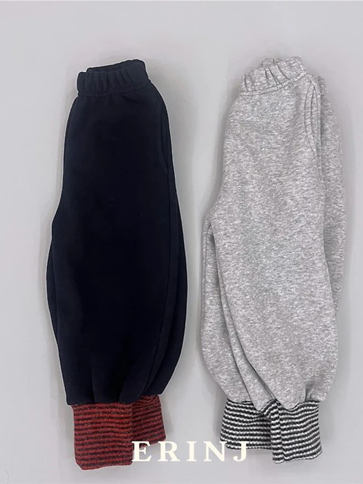 Snow Color Contrast Jogger Pants Snow Color Contrast Jogger Pants by Erin J for Child - catalog view