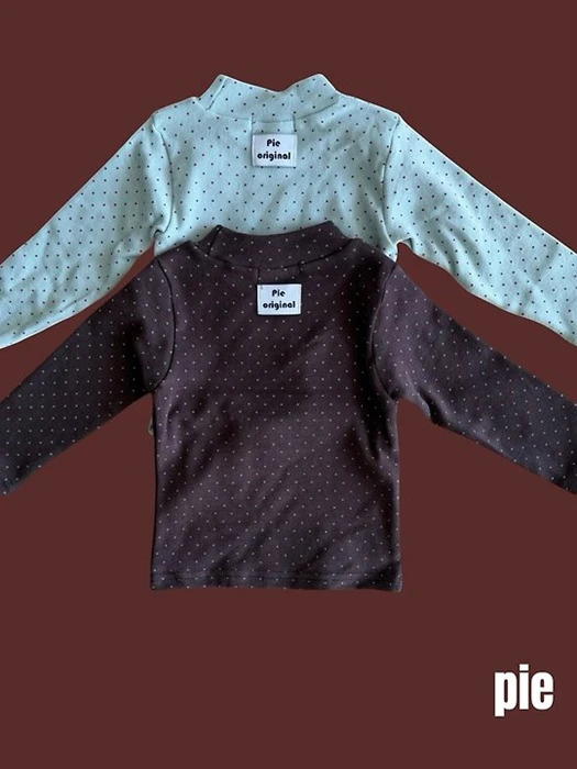 Mint Half Mock Neck Polo Tee by Pie for Baby - catalog view