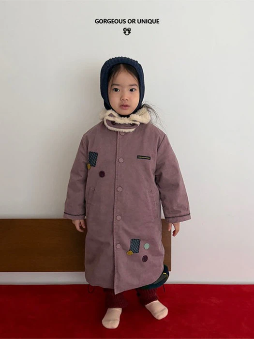 Stylish Easy Long Coat by Go;u for Child - catalog view