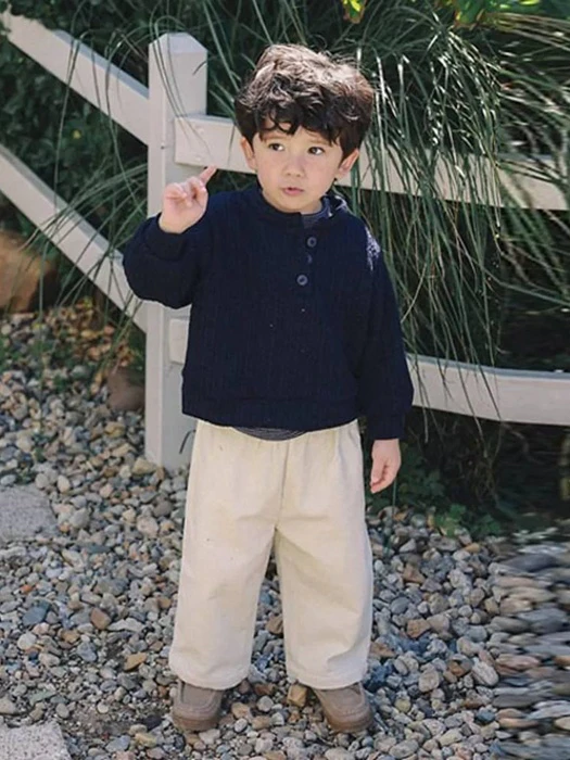 Fleeced Corduroy Button Pants by Jazz for Child - catalog view