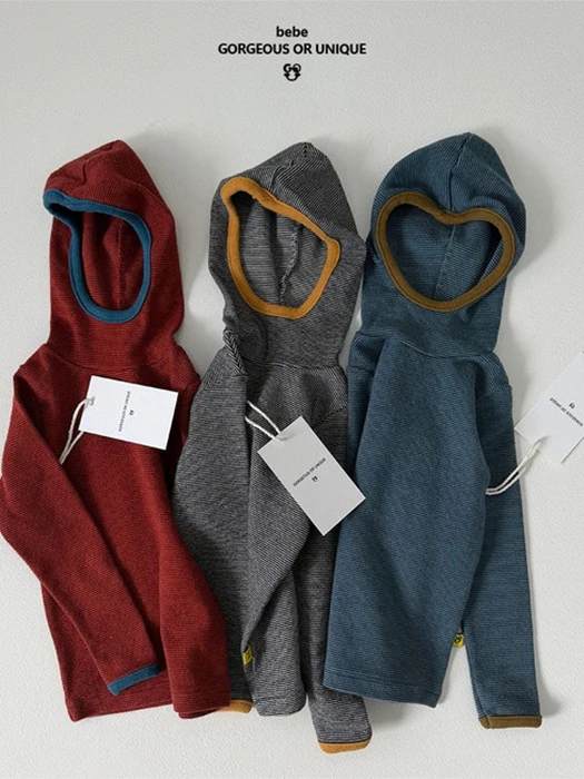 Bebe Lego Hooded Mock Neck Tee Bebe Lego Hooded Mock Neck Tee by Go;u for Baby - catalog view