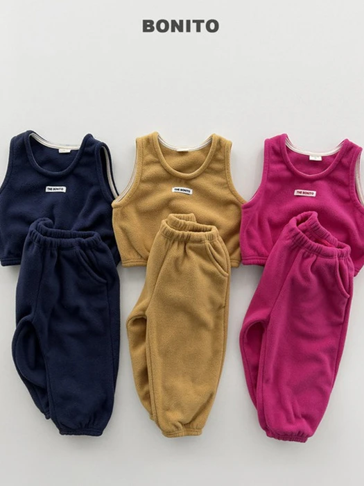 Biscuit Vest Top & Bottom Set by Bonito for Child - catalog view
