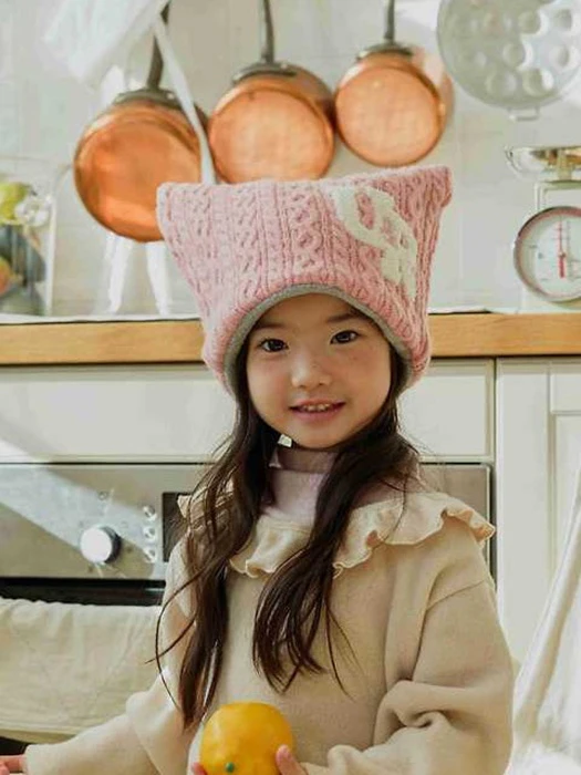 Snow Meow Beanie Snow Meow Beanie by Urban Rabbit for Child - catalog view