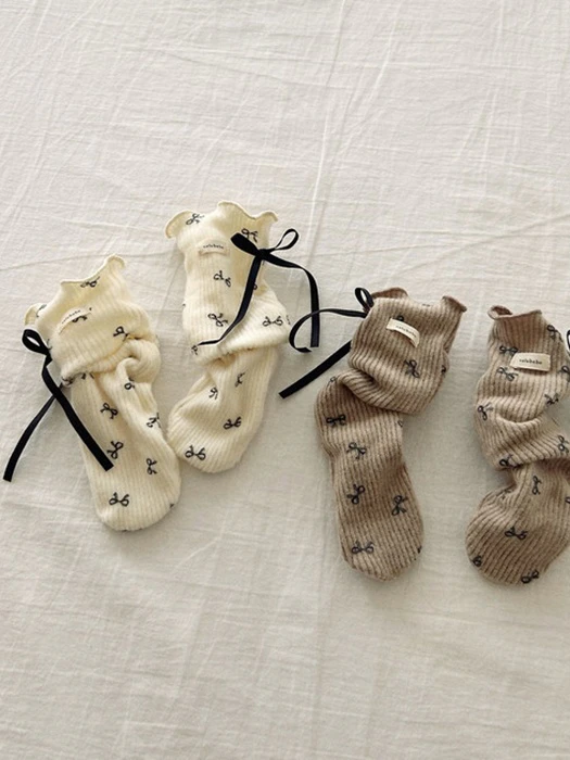 Crown Ribbon Doldol Socks Crown Ribbon Doldol Socks by Valu Bebe for Baby - catalog view