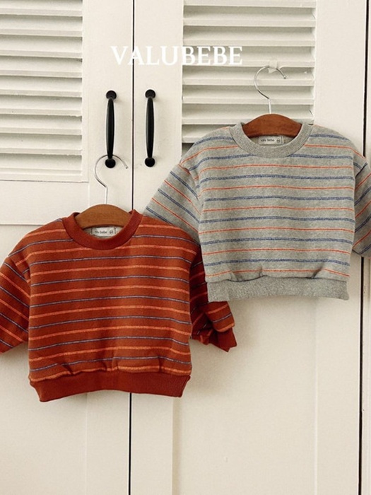 Double Striped Sweatshirt by Valu Bebe for Baby - catalog view