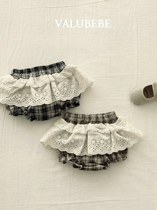 Check Lace Bloomer Check Lace Bloomer by Valu Bebe for Baby - catalog view
