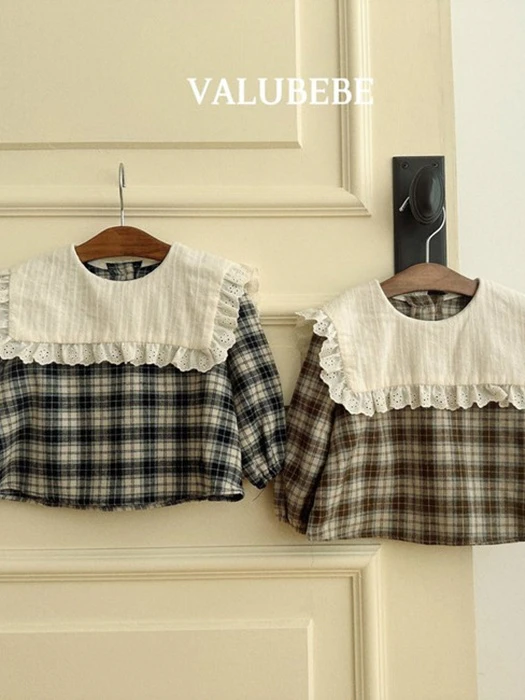 Check Cape Blouse Check Cape Blouse by Valu Bebe for Baby - catalog view