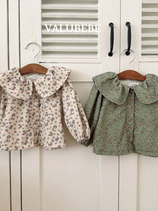 Garnet Flower Blouse Garnet Flower Blouse by Valu Bebe for Baby - catalog view