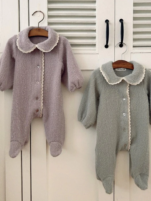 Coco Knit Footed Suit Coco Knit Footed Suit by Valu Bebe for Baby - catalog view