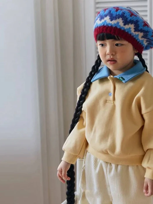Bongbong Collar Sweatshirt Bongbong Collar Sweatshirt by Moiia for Child - catalog view