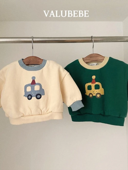 Bongbong Car Sweatshirt Bongbong Car Sweatshirt by Valu Bebe for Baby - catalog view