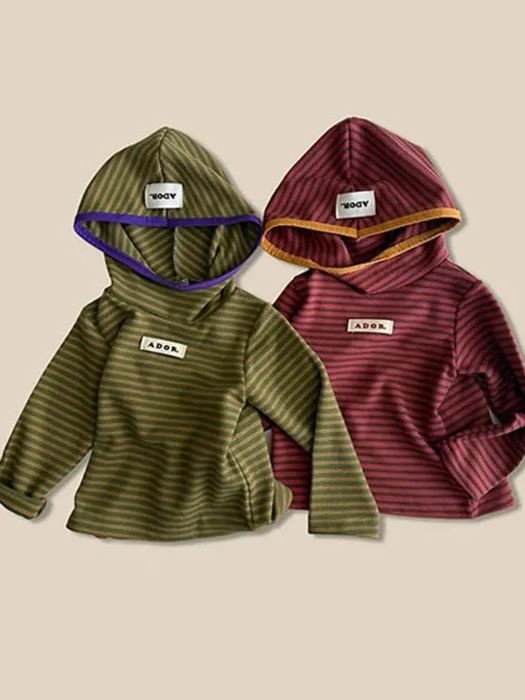 High Neck Hooded Tee High Neck Hooded Tee by Ador for Baby - catalog view
