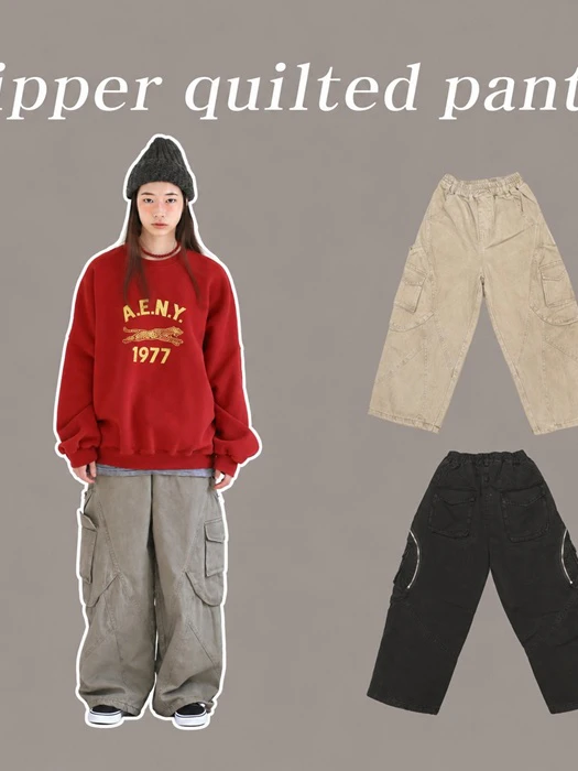 Zipper Quilted Pants by Jenny Basic for Child - catalog view