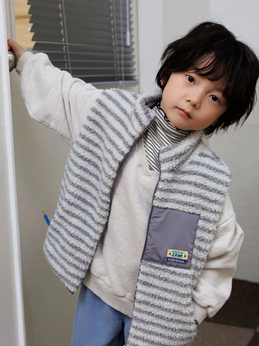 Duo Striped Vest Duo Striped Vest by Andbutter for Child - catalog view