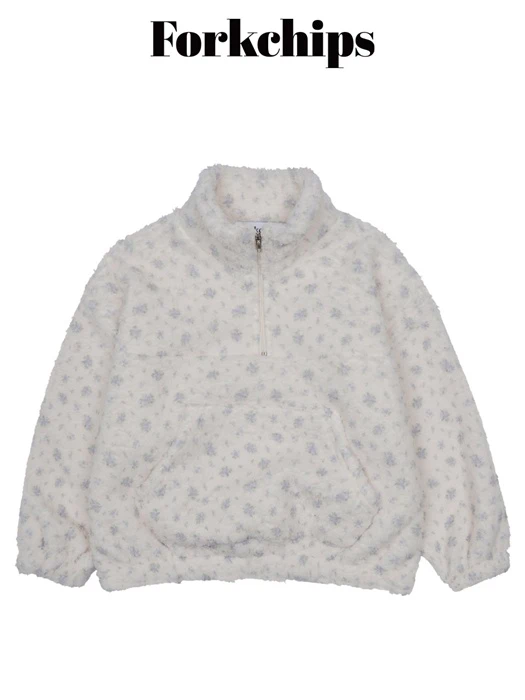 Daisy Fleece Half Zip-up Daisy Fleece Half Zip-up by Fork Chips for Child - catalog view