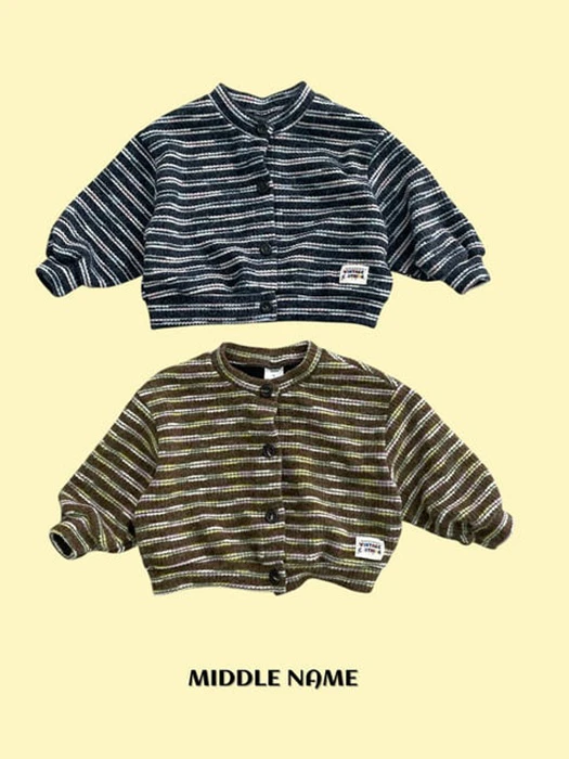 Striped Cardigan Striped Cardigan by Middle Name for Child - catalog view