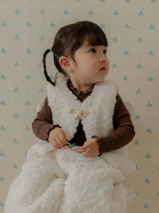Soboru Indian Vest (Ivory) Soboru Indian Vest (Ivory) by Hahaha for Baby - catalog view