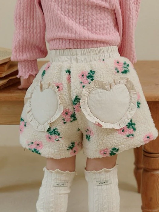 Heart Floral Shorts Heart Floral Shorts by Melikey for Child - catalog view
