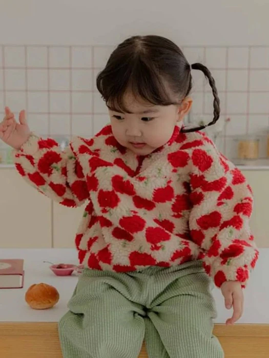 Apple Tumble Sweatshirt Apple Tumble Sweatshirt by Hahaha for Baby - catalog view