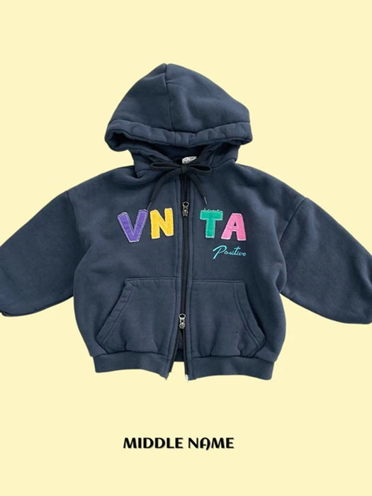 Applique Hooded Zip-Up Applique Hooded Zip-Up by Middle Name for Child - catalog view