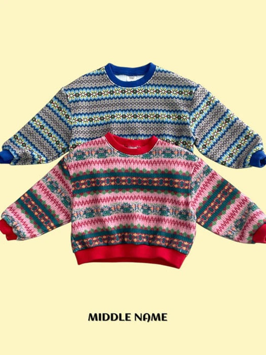 Nordic Sweatshirt Nordic Sweatshirt by Middle Name for Child - catalog view