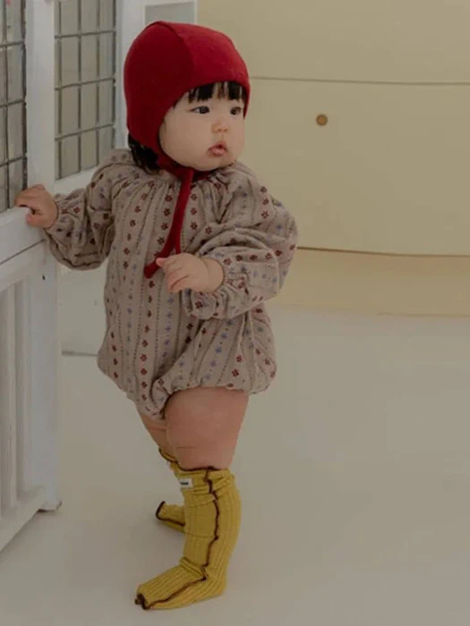 Ethnic Balloon Romper (Bonnet Set) Ethnic Balloon Romper (Bonnet Set) by Hahaha for Baby - catalog view