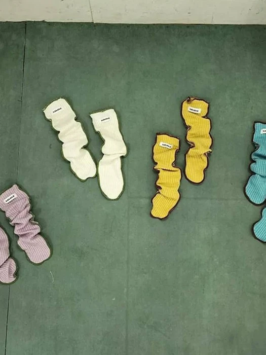 Colorblock Ribbed Knee High Socks Colorblock Ribbed Knee High Socks by Hahaha for Baby - catalog view
