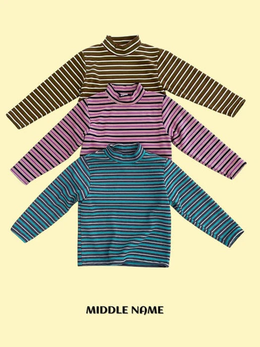 Multi Turtleneck Tee Multi Turtleneck Tee by Middle Name for Child - catalog view