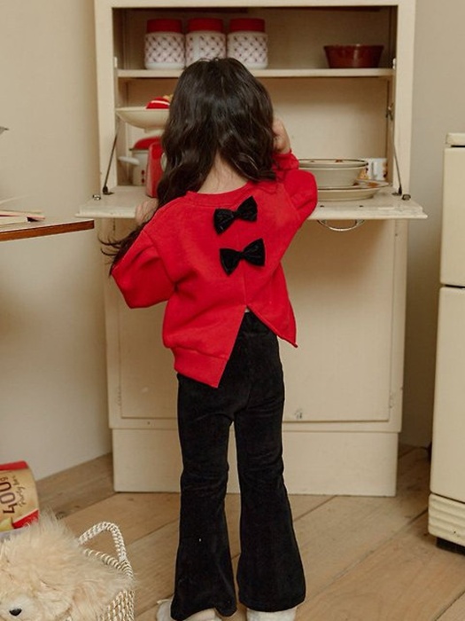 Point Ribbon Sweatshirt by Melikey for Child - catalog view