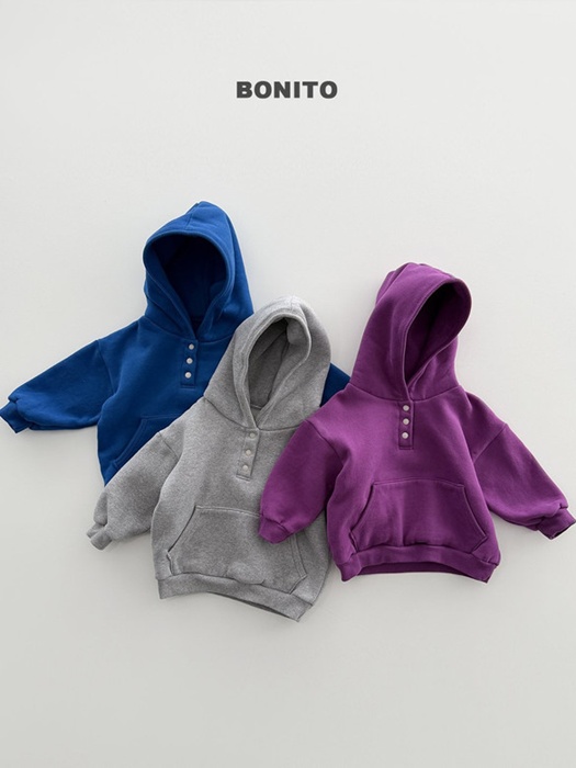 Binding Placket Hooded Tee Binding Placket Hooded Tee by Bonito for Child - catalog view