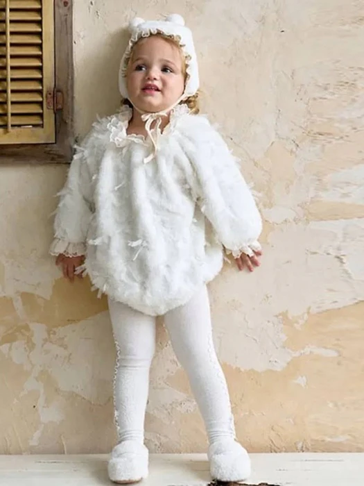 Lumina Fur Romper Lumina Fur Romper by Marron for Baby - catalog view