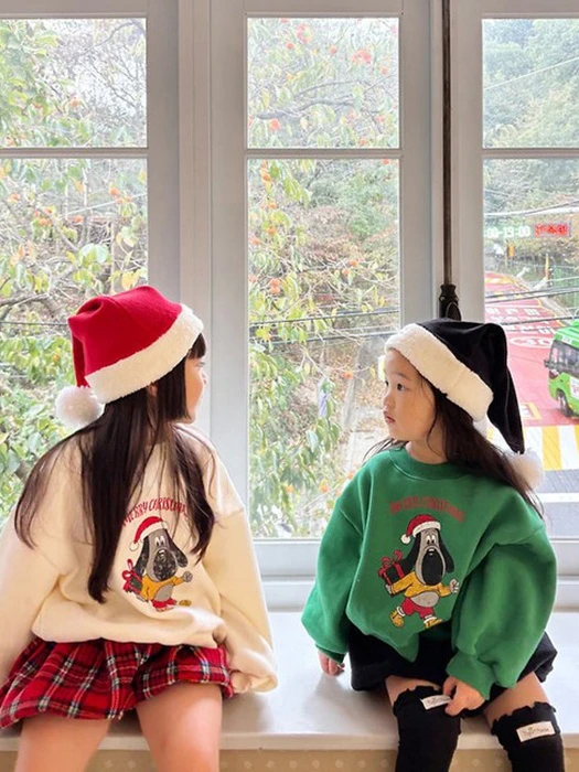 Puppy Santa Tee by Yogurt Mansion for Child - catalog view